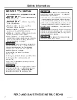 Preview for 2 page of Monogram ZVC48DNB1 Installation Instructions Manual