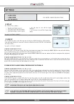 Preview for 75 page of monolith Extra User Manual