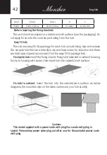 Preview for 42 page of Monsher MHE 6012 User Manual