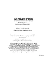 Preview for 24 page of Monster ICRUZE INTERFACE CABLE MPC FX IM-MB1 Installation & User Manual