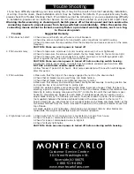 Preview for 7 page of Monte Carlo Fan Company 5EPR60BRD Series Owner'S Manual