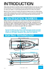 Preview for 3 page of Monterey Boats Cruiser 256 Owner'S Manual