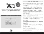 Preview for 2 page of Montgomery Ward 774679 Instruction Manual