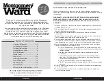 Preview for 2 page of Montgomery Ward FC950B Instruction Manual