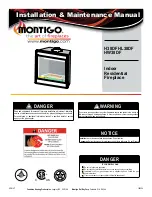 Montigo H38-DF Installation & Maintenance Manual preview