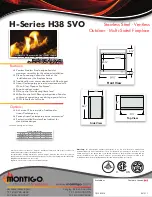 Preview for 2 page of Montigo H38 SVO Information Sheet