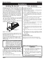 Preview for 4 page of Montigo Homefire ME34-DV-2 Installation & Operation Manual