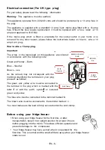 Preview for 10 page of montpellier MS183W/S Installation And Operating Instructions Manual