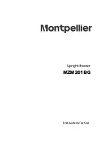 montpellier MZM201BG Instructions For Use Manual preview