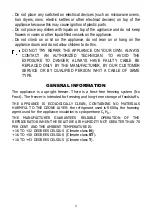 Preview for 5 page of montpellier MZM201BG Instructions For Use Manual