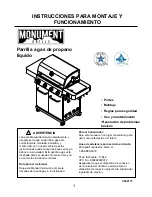 Preview for 24 page of Monument Grills 17842 Assembly & Operating Instructions