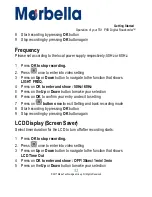 Preview for 32 page of Morbella TX1 User Manual