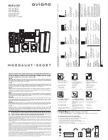 Mordaunt Short Aviano 5 Installation Manual preview