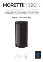 Moretti Design AQUA TURBO GLASS Manual preview