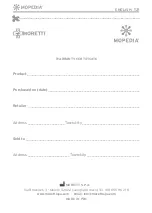 Preview for 13 page of Moretti MOPEDIA RP820 Instruction Manual