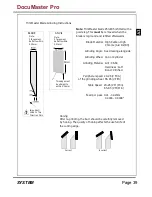 Preview for 41 page of Morgana Documaster Pro Operator'S Manual