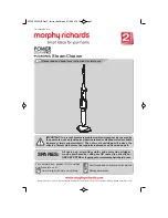 Morphy Richards Power SteamPro Pulsonic VC720504MUK Instructions Manual preview