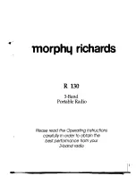 Preview for 2 page of Morphy Richards R 130 Operating Instructions Manual