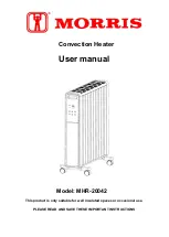 Preview for 1 page of Morris MHR-20042 User Manual