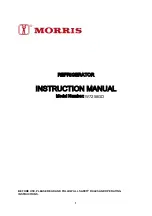 Morris W7258GD Instruction Manual preview