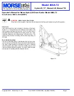 Preview for 4 page of morse 400A-72 Operator'S Manual