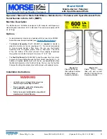 Preview for 3 page of morse 82AM Operator'S Manual