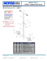 Preview for 3 page of morse PailPRO 152-5 Operator'S Manual