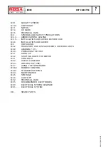 Preview for 3 page of Mosa DSP 2x400 PSX Use And Maintenance Manual, Spare Parts Catalog