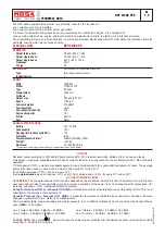 Preview for 7 page of Mosa DSP 2x400 PSX Use And Maintenance Manual, Spare Parts Catalog