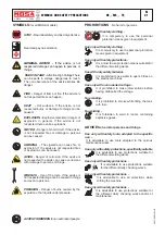 Preview for 10 page of Mosa DSP 2x400 PSX Use And Maintenance Manual, Spare Parts Catalog