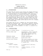 Preview for 3 page of Moseley TRC-15A Instruction Manual