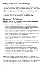 Preview for 3 page of Most Modern Fan Ball Flush Installation Instructions And Owner'S Manual