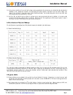 Preview for 4 page of Motech XS60GB-315 Installation Manual