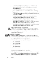 Preview for 34 page of Motion CFT-003 Safety And Regulatory Manual