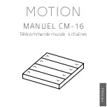 Preview for 29 page of Motion CM-16 Manual