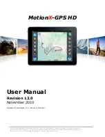 MotionX GPS HD User Manual preview