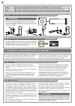 Preview for 14 page of Motorisation+ FLASH24 Instructions And Warnings For Installation And Use