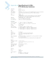 Preview for 50 page of Motorola 5701BHDD - Canopy PTP 58100 Lite User Manual