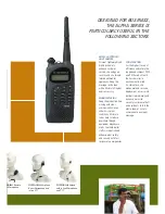 Preview for 4 page of Motorola Alpha Series Brochure & Specs