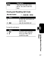 Preview for 59 page of Motorola C136 Motomanual