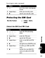 Preview for 67 page of Motorola C136 Motomanual