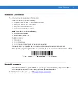 Preview for 21 page of Motorola DS3508 Product Reference Manual