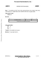 Preview for 23 page of Motorola Freescale Semiconductor DSP56000 User Manual