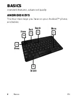 Preview for 6 page of Motorola KZ450 Wireless Keyboard w Device Stand Getting Started Manual