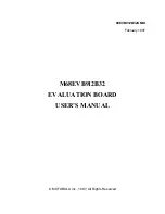 Motorola M68EVB912B32 User Manual preview