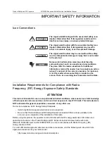 Preview for 5 page of Motorola M80NCA6TZ5AN Installation Manual