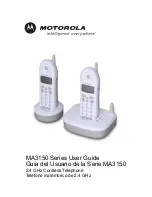 Motorola MA3150 Series User Manual preview