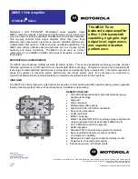 Motorola MBV3-100S Specifications preview