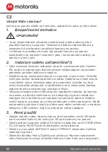 Preview for 22 page of Motorola MDC300GW Quick Start Manual