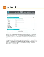 Preview for 34 page of Motorola MT7711 User Manual